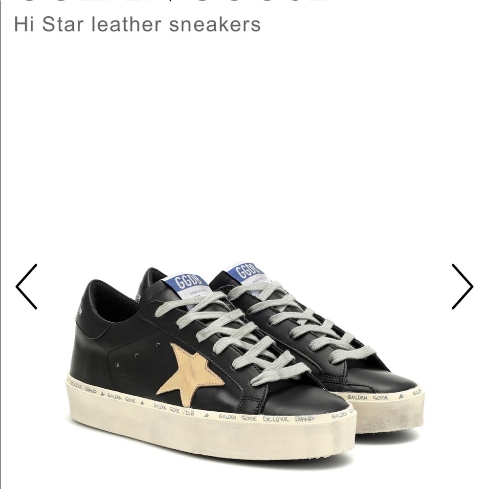 Golden Goose Black Platform Sneakers